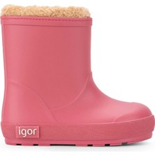 Igor Yogi Borreguito Kız Çocuk Kürklü Yağmur Çizmesi - Frambuaz W10306-133
