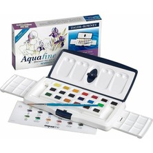 Daler Rowney Aquafine Sulu Boya Seti 18 Renk Tablet + 2 Renk Tüp