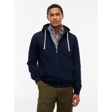 Tommy Hilfiger Tommy Hılfıger Erkek Marka Logolu Günlük Kullanıma Uygun Lacivert Sweatshirt MW0MW44931 Dw5