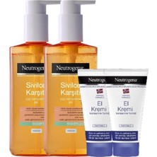 Neutrogena Sivilce Karşıtı Yüz Temizleme Jeli 200 ml * 2 Adet & El Kremi 50 ml Parfümlü Norveç Formülü * 2 Adet