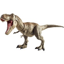 Jurassic World Güçlü ve Savaşçı T-Rex Figür Oyuncak Erkek Çocuklar İçin Gerçekçi Aksiyon GCT91