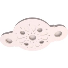 Motifpiyer Hazır Spotlu Tavan Paneli Lina Serisi-Modern LED Uyumlu Tavan Göbeği/Radius