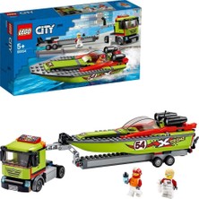 LEGO® City 60254 Yarış Teknesi Taşıyıcı 238 Parça ile 5 Yaş ve Üstü İçin Eğlenceli Hediye