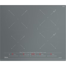 Teka IZC 64630 ST Ankastre İndüksiyonlu Ocak 7400 W Cam Yüzeyli 60 cm Dört Gözlü Gri Modern Tasarım 112500026