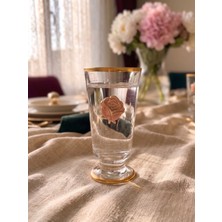 Regna Home Roses Pembe 2 Kişilik Dekorlu Bardaklı 6 Parça Kahve Fincan Takımı Regnahome Fine Living