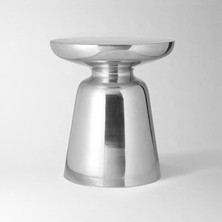 Evka Venolta Yan Sehpa Silver