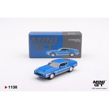 Mını Gt Mini Gt Ford Mustang Mach 1 Grabber Blue 1138