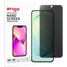 Engo Samsung Galaxy S26 Fe Ile Uyumlu Hayalet Ekran Koruyucu SM-S741B Anti-Spy Gizlilik Koruması 9h Esnek Nano Yapı Parlama Azaltıcı Mat Yüzey