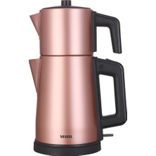 Vestel Sefa 5000 R Çay Makinesi 1.3 L Rose Renk Hızlı Demleme Teknolojisi ile Enerji Tasarruflu