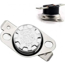 Cin Çin KSD301-70NC ,70 Derece Kontak-1k 250V/10A Limit Termostat