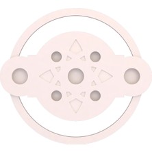 Motifpiyer Hazır Spotlu Tavan Paneli Lina Radius-Modern LED Uyumlu Tavan Göbeği/Mono Dış Çitalı