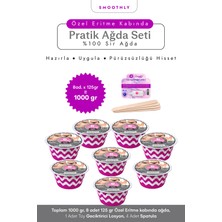 Smoothly 8 Parça Silver Boncuk (Penta) Soyulabilen Yüz Ağdası Karınca Yumurta Yağı Spatula Seti