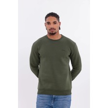 S4 Yarım Fermuarlı 3 Iplik Şardonlu Sweatshirt