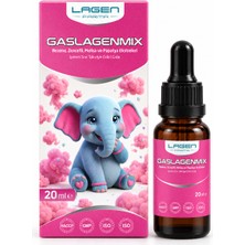 Gaslagenmix Uyku ve Gaz Için Bitkisel Destek — Melisa, Rezene ve Papatya Dahil 6 Bitkisel Ekstre, 20 ml