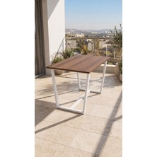 Neokas Balkon Masası, Bahçe Sehpası, Balkon Mobilyası Orta Masa