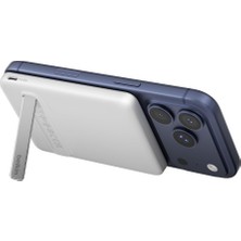 Belkin Boostcharge 5000 Mah Ince Magsafe Stantlı Power Bank, Beyaz