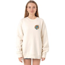 Tshirthane Dragon Ball Z Anime Shenron Ekru Kadın 2ip Sweatshirt P18698S2762, Xl