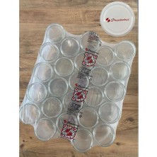 Paşabahçe 660 cc Cam Kavanoz Kapaklı 25 Li Paket Konserve Yarımlık