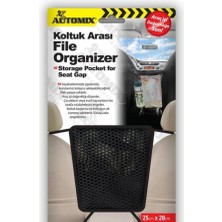 Automix Organizer Koltuk Arası File Siyah 25CMX28CM