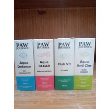 Paw Journey Akvaryum Balıkları Için Multivitamin 100 Ml+Akvaryum Su Düzenleyici 100 ml +Akvaryum Berraklaştırıcı 100 ml +Akvaryum Klor Giderici