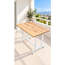 Neokas Balkon Masası, Bahçe Sehpası, Balkon Mobilyası Orta Masa