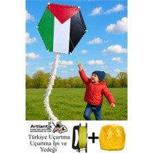 Uçurtma Çıtalı Filistin Bayrak Yedek Ipli 1 Adet Artlantis Çıtalı Uçurtma Demonte Filistin Bayrağı