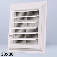 Bautech 30X30 Plastik Wc Banyo Menfezi - Beyaz