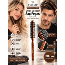 Yurish Professional 007 Ince Fön Isısına Dayanıklı Erkek ve Kadın Saç Fırçası
