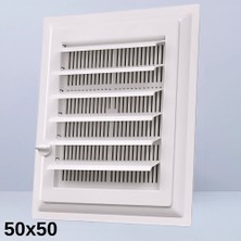 Bautech 50X50 Plastik Wc Banyo Menfezi - Beyaz