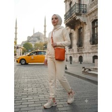Valentina Victoria Hakiki Deri  3 Bölmeli Yumuşak Telefonluk Çanta