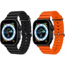 Winex Mobile Winex T800 Ultra Android Ios Uyumlu Akıllı Saat Siyah Kasa