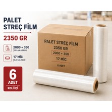 Antpap Ambalaj Palet Streç Film 2350 gr – 17 Micron 2000+350 gr 6 Adet