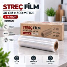 Antpap Ambalaj Streç Film 30 cm x 300 Metre – 8 Mikron Kutulu