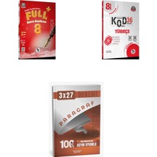 2027 Fi 8. Sınıf Türkçe Full Soru + Kod 36 Deneme Deneme + Anla Kazan Paragraf Deneme 3'lü Set