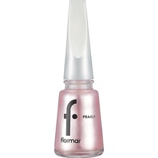 Flormar Pearly Yarı Transparan Oje Pembe Renk Parlak Bitişli Sedefli  Mükemmel Görünüm