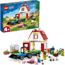 LEGO City Ahır ve Çiftlik Hayvanları 60346 - 4 Yaş ve Üzeri Çocuklar Için Özelliklerle Dolu Oyuncak Çiftlik Yapım Seti (230 Parça)