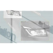 Mette Chevrolet Cruze Kaşlı Bi Xenon Far Seti (Sağ - Sol)