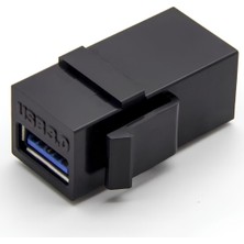 Lunatic 8860 USB 3.0 A Dişi To Dişi Keystone Jack Adaptör Çevirici Uzatma Dönüştürücü Ara Bağlantı