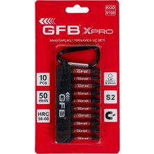 10 Parçalı Xpro Anahtarlıklı Bist Uç Seti Siyah