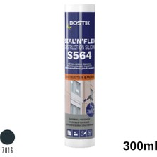 Bostik S 564 Nötr Cephe Silikon 300 ml Antrasit Gri