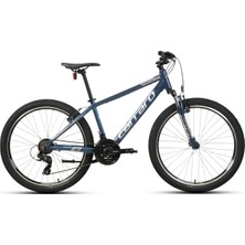 Carraro Force 600 V Fren 21 Vites 26 Jant Dağ Bisikleti Lacivert Gümüş Beyaz 38 Kadro