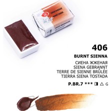 St. Petersburg White Nights Tam Tablet Sulu Boya 406 Burnt Sienna