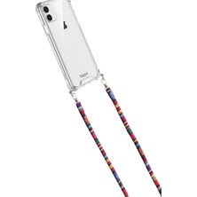 Hippi Moss Renkli Ipli Telefon Askısı Tüm Telefonlarla Uyumlu Hızlı Bırakma Kancası ile Kullanışlı