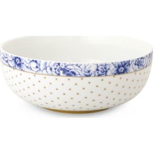 Pip Studio Royal White Mavi Beyaz Porselen Kase 15 Cm Modern Tasarım Yuvarlak Şekil