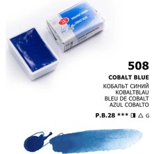 St. Petersburg White Nights Tam Tablet Sulu Boya 508 Blue Cobalt