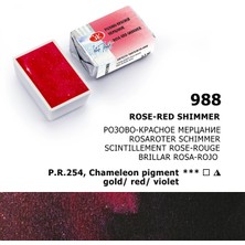 St. Petersburg White Nights Tam Tablet Sulu Boya 988 Rose Red Shimmer