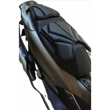 MTS Hava Destekli Motosiklet Konfor Sele Minderi Siyah Renk Ergonomik ve Konforlu Kullanım İçin Uygun