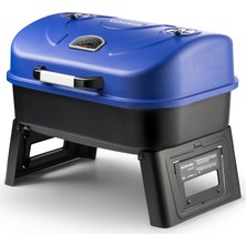Guruss Go&Grill Gece Mavisi Barbekü Mangal 53 cm Genişlik Katlanabilir ve Termometreli