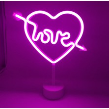 baytoptan Kalp Içinde Love Neon LED
