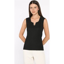 Gülseli Kadın Gold Toka Detaylı Ottoman Bluz P-00022667